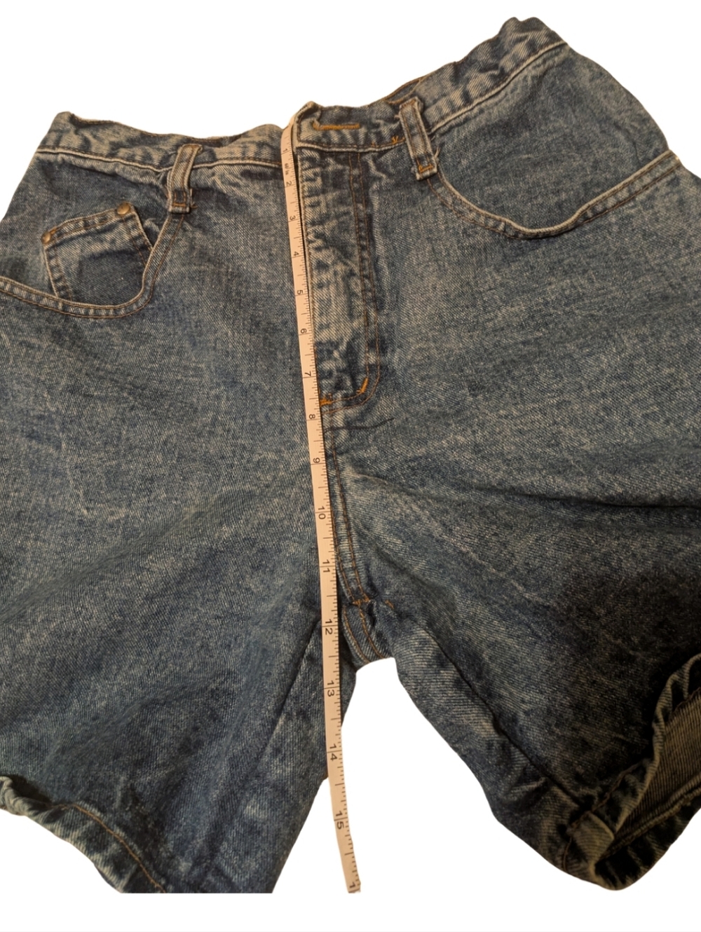 3/$15 Vintage Made in the Shade Denim High Rise Mom Shorts 90s - 26 - Picture 11 of 12